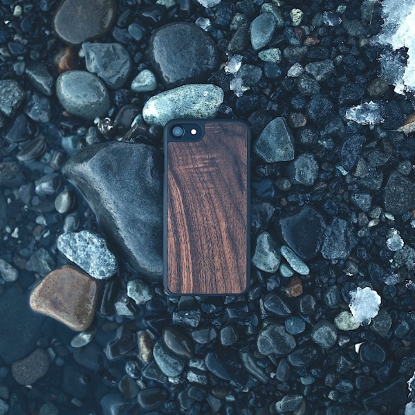 Woodcessories iPhone 8 EcoCase Casual Klf-Bamboo Black