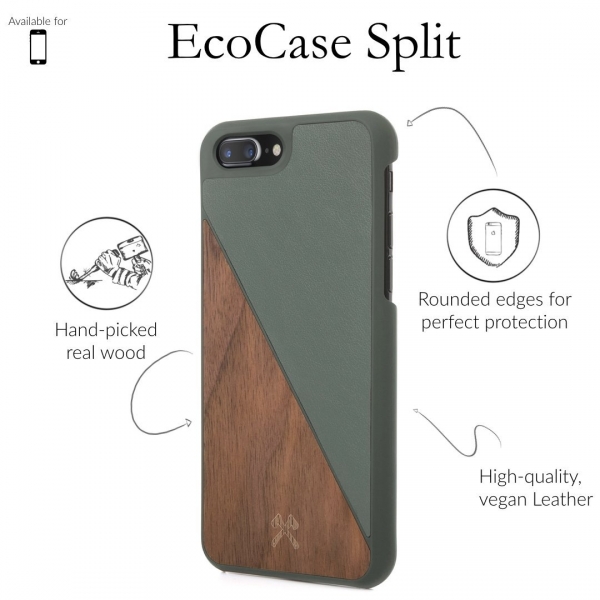 Woodcessories iPhone 8 Plus EcoCase Klf-Green