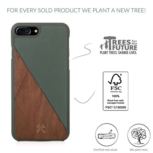 Woodcessories iPhone 8 Plus EcoCase Klf-Green