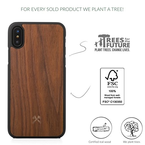 Woodcessories iPhone X EcoCase Klf-Walnut