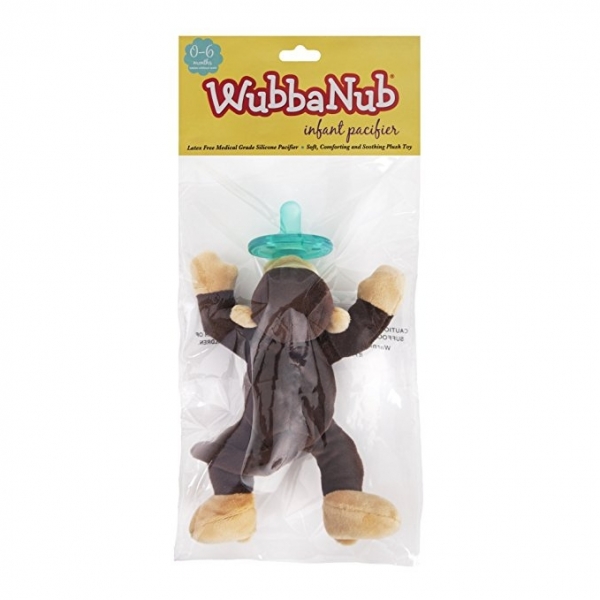 WubbaNub Oyuncakl Emzik-Monkey