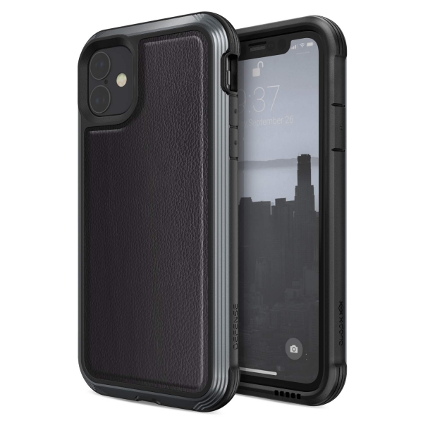 X-Doria Apple iPhone 11 Defense Lux Serisi Klf (MIL-STD-810G)-Leather