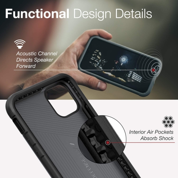 X-Doria Apple iPhone 11 Pro Max Defense Lux Serisi Klf (MIL-STD-810G)-Leather