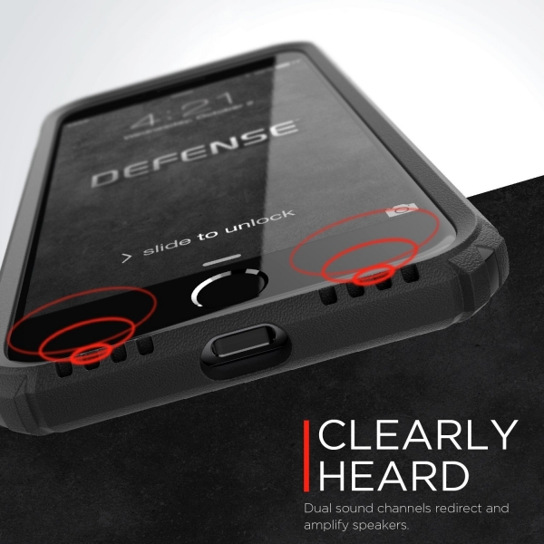 X-Doria Apple iPhone 8 Defense Gear Serisi Klf (MIL-STD-810G)-Gold