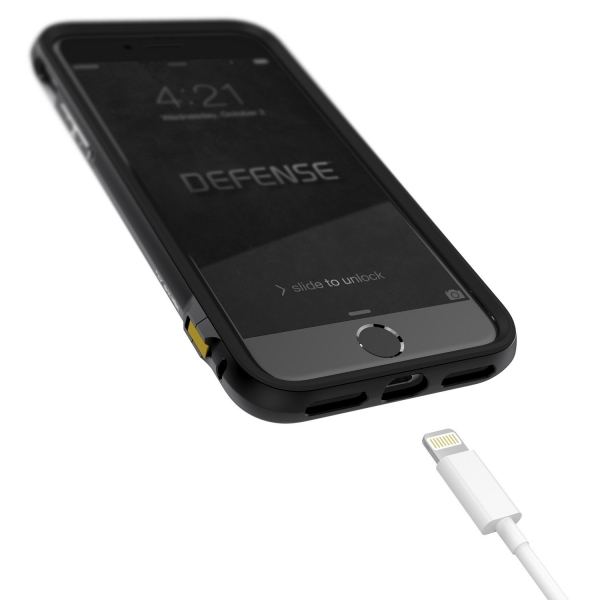 X-Doria Apple iPhone 8 Defense Lux Serisi Klf (MIL-STD-810G)-Black