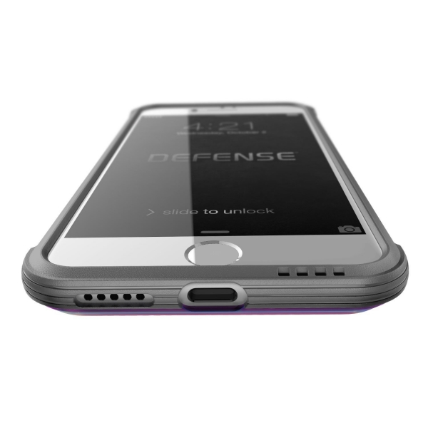 X-Doria Apple iPhone 8 Plus Defense Shield Seri Klf (MIL-STD-810G)- Iridescent