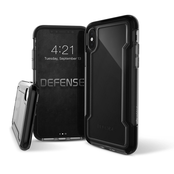 X-Doria Apple iPhone X  Defense Clear Serisi Klf-Black