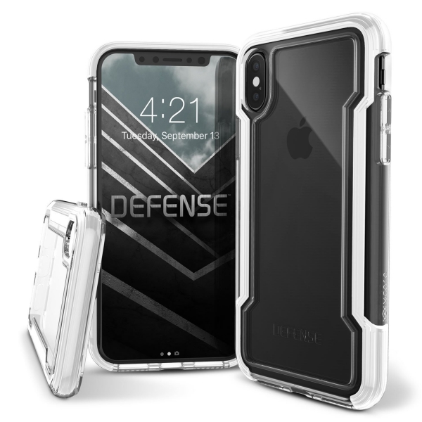 X-Doria Apple iPhone X  Defense Clear Serisi Klf-White