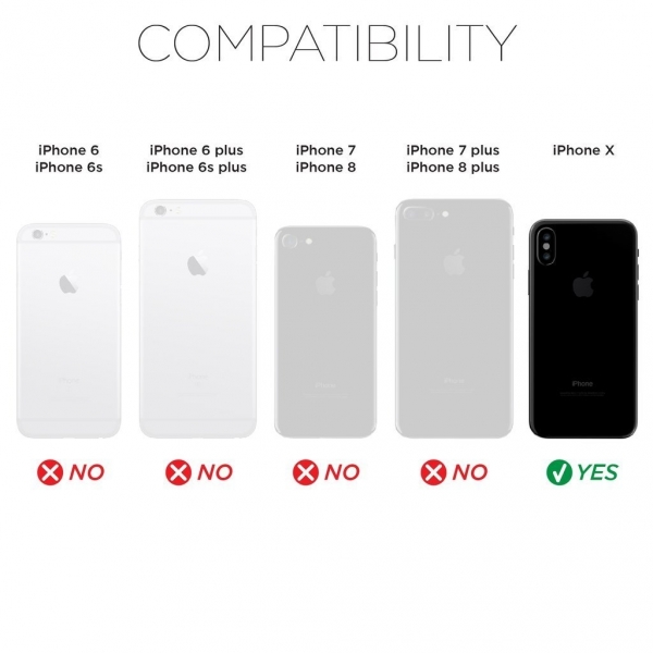 X-Doria Apple iPhone X  Defense Clear Serisi K�l�f-White