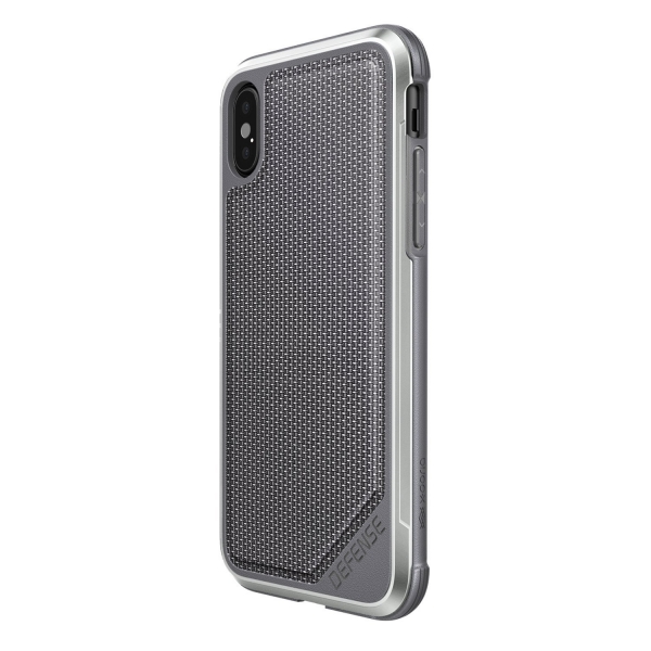 X-Doria Apple iPhone XS / X Defense Lux Serisi K�l�f (MIL-STD-810G)- Gray