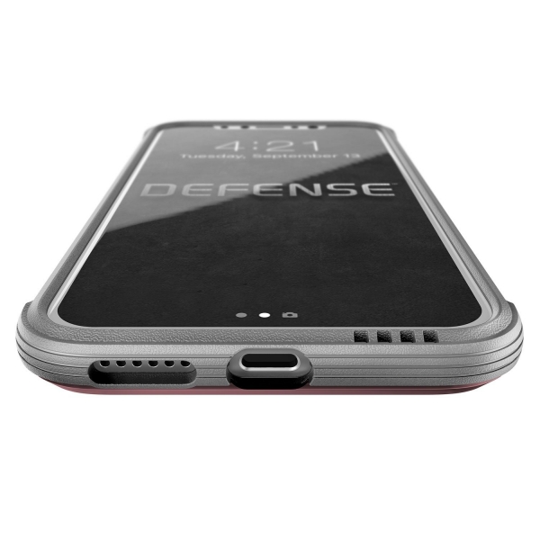 X-Doria Apple iPhone XS / X Defense Shield Serisi Klf (MIL-STD-810G)-Rose Gold