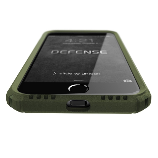 X-Doria iPhone 7 Plus Defense Gear Serisi Klf (MIL-STD-810G)-Green Digital Camo