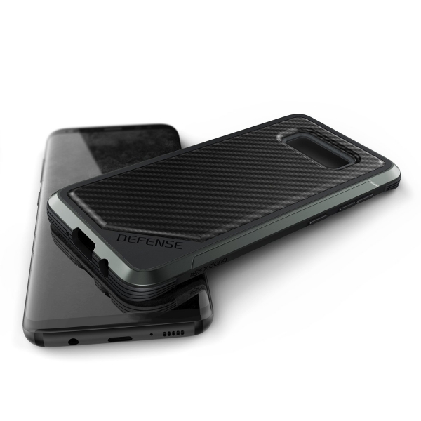 X-Doria Galaxy S8 Plus Defense Lux Klf (MIL-STD-810G)-Black Carbon Fiber