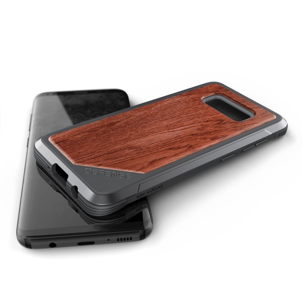 X-Doria Galaxy S8 Plus Defense Lux Klf (MIL-STD-810G)-Rosewood