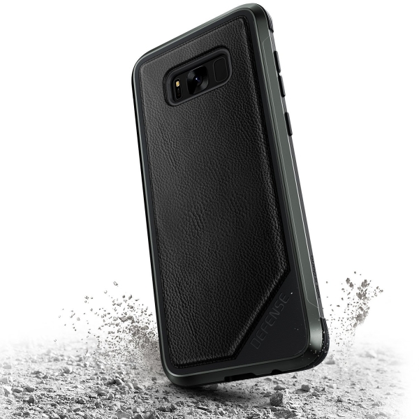 X-Doria Galaxy S8 Plus Defense Lux Klf (MIL-STD-810G)-Black Leather