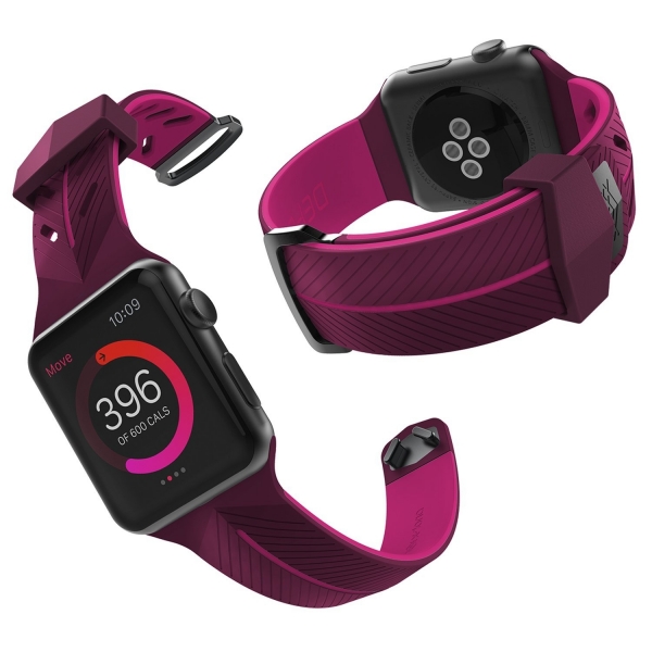 X-Doria Apple Watch Soft Silikon Kay (42mm)-Purple Pink