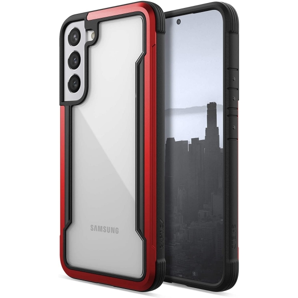 Raptic Shield Serisi Galaxy S22 Plus Klf (MIL-STD-810G)-Red