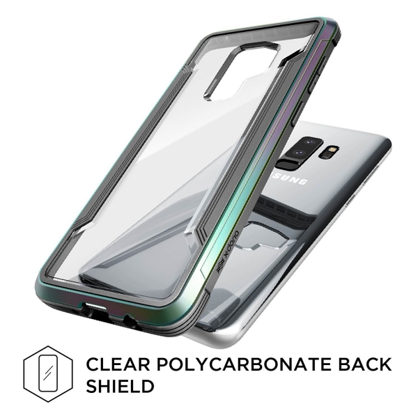 X-Doria Galaxy S9 Plus Defense Shield Klf (MIL-STD-810G)-Iridescent