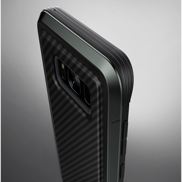 X-Doria Galaxy S8 Defense Lux Klf (MIL-STD-810G)-Black Carbon Fiber