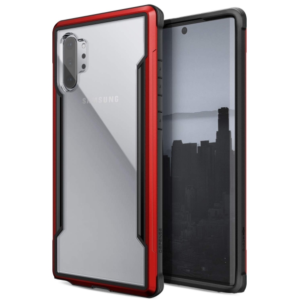 X-Doria Galaxy Note 10 Plus Defense Shield Serisi Klf (MIL-STD-810G)-Red