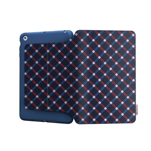 X-Doria iPad Air SmartStyle Folio Klf (Modern Plaid Blue)