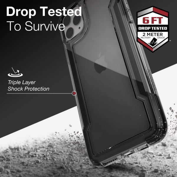 X-Doria iPhone 11 Pro Defense Clear Serisi Klf-Black