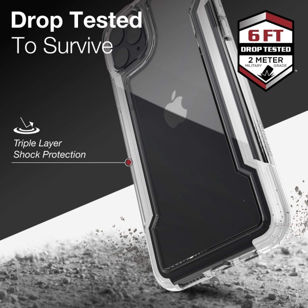 X-Doria iPhone 11 Pro Defense Clear Serisi Klf-White
