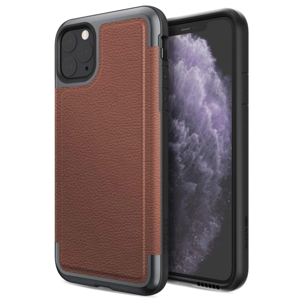 X-Doria iPhone 11 Pro Defense Prime Serisi Klf (MIL-STD-810G)-Brown