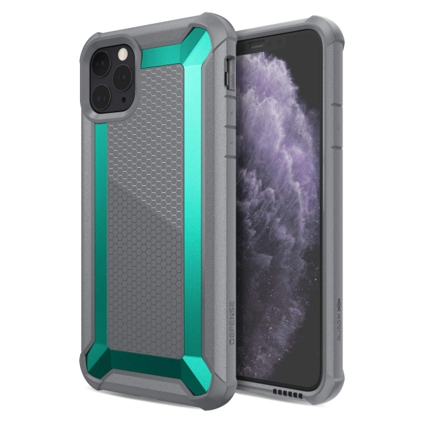 X-Doria iPhone 11 Pro Defense Tactical Serisi Klf (MIL-STD-810G)-Teal