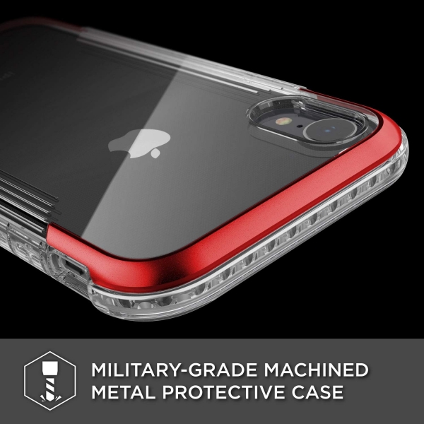 X-Doria iPhone XR Defense Air Serisi Klf (MIL-STD-810G)-Red