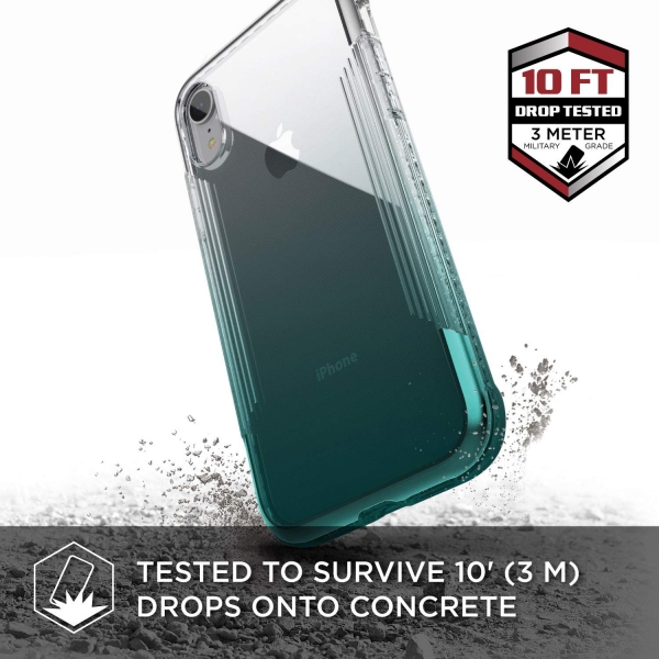 X-Doria iPhone XR Defense Air Serisi Klf (MIL-STD-810G)-Teal