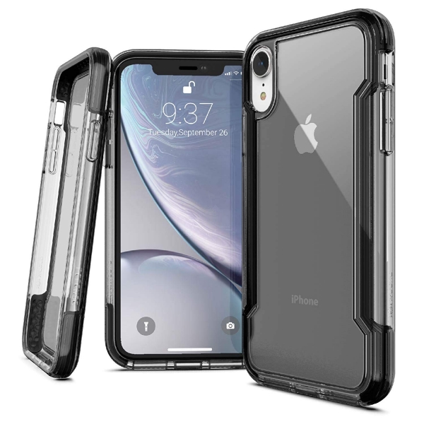 X-Doria iPhone XR Defense Clear Serisi Klf-Black