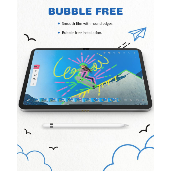 XIRON iPad 10.Nesil Ekran Koruyucu(10.9 in)(2 Adet)