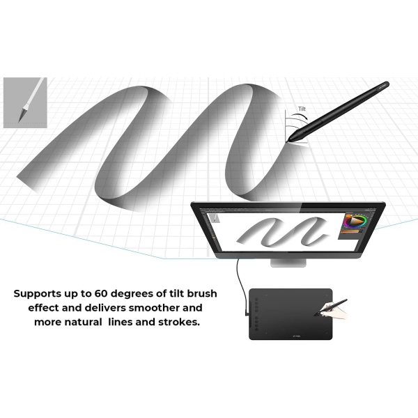 XP-PEN Deco 01 V2 Kablolu Grafik izim Tableti -Black