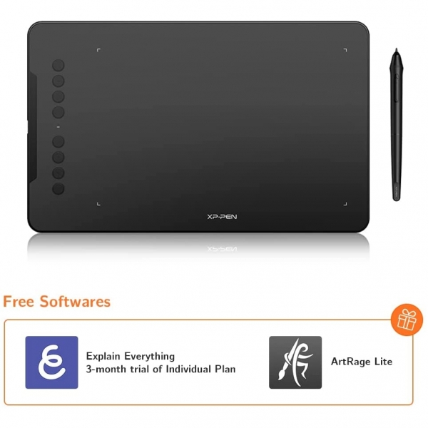 XP-PEN Deco 01 V2 Kablolu Grafik izim Tableti -Black