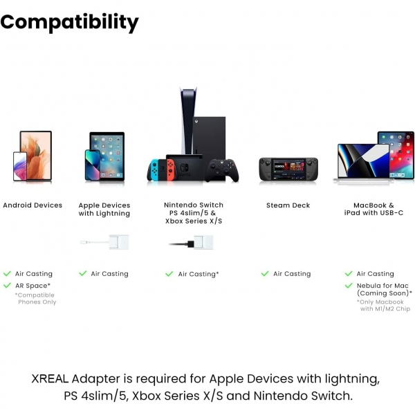 XREAL AR AR Teknolojili Akll Gzlk 