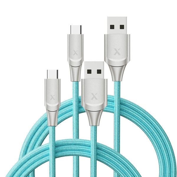 Xcentz USB C Kablo (1M) (2 Adet)-Blue