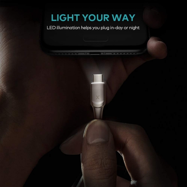 Xcentz USB C Kablo (2M)-Blue