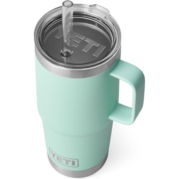 YETI Rambler Pipetli Kupa (750 mL)-Seafoam