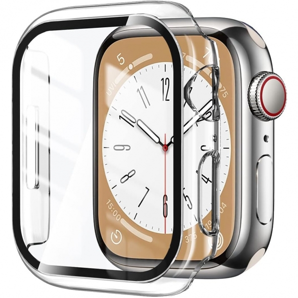 YMHML Apple Watch 9/8/7 45mm Bumper Klf -Clear