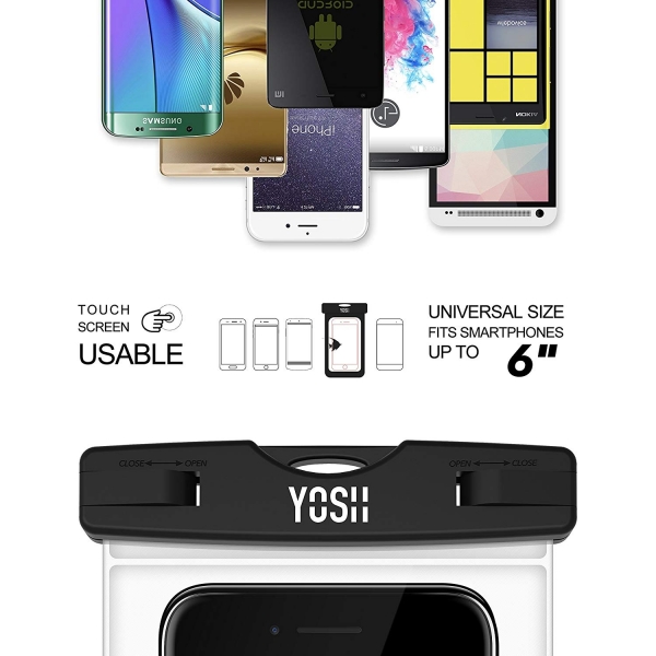 YOSH Universal Su Geirmez Klf (2 Adet)-Clear