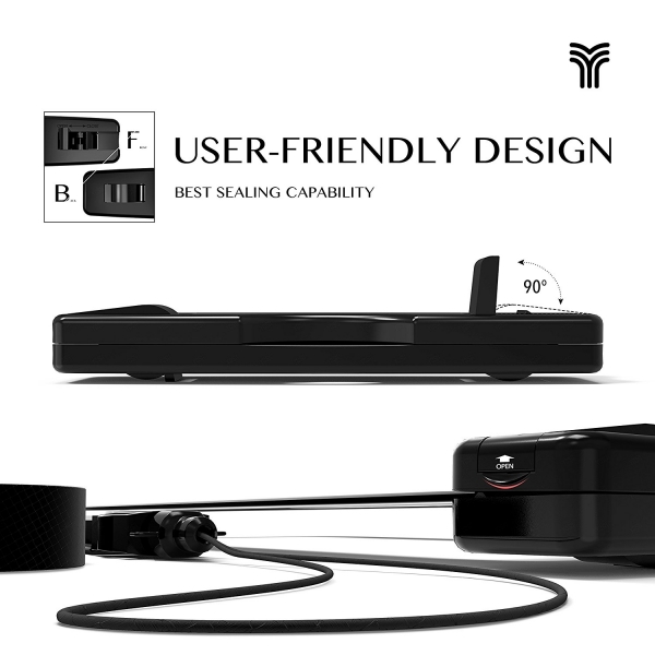 YOSH Universal Su Geirmez Klf (2 Adet)-Black