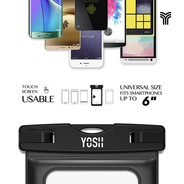 YOSH Universal Su Geirmez Klf (2 Adet)-Black White