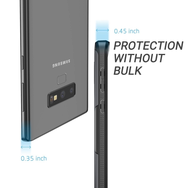 YOUMAKER Galaxy Note 9 Slim Fit Klf (MIL-STD-810G)-Black
