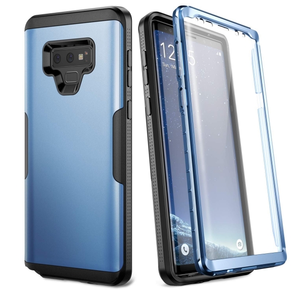 YOUMAKER Galaxy Note 9 Slim Fit Klf (MIL-STD-810G)-Blue