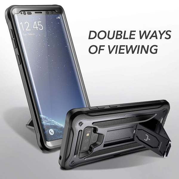 YOUMAKER Galaxy Note 9 Kickstand Klf (MIL-STD-810G)-Black