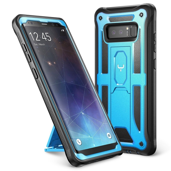YOUMAKER Samsung Galaxy Note 8 Kemer Klipsli K�l�f (MIL-STD-810G)-Blue