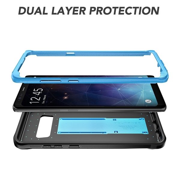 YOUMAKER Samsung Galaxy Note 8 Kemer Klipsli K�l�f (MIL-STD-810G)-Blue