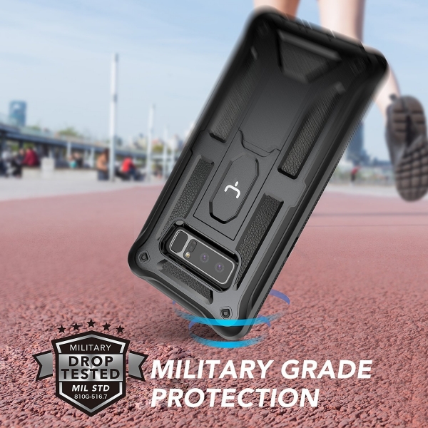 YOUMAKER Samsung Galaxy Note 8 Kemer Klipsli K�l�f (MIL-STD-810G)-Black