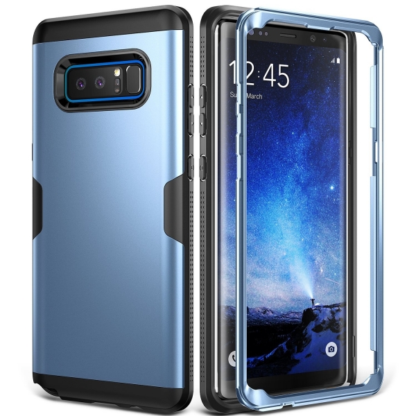 YOUMAKER Samsung Galaxy Note 8 Slim Fit Klf (MIL-STD-810G)-Blue